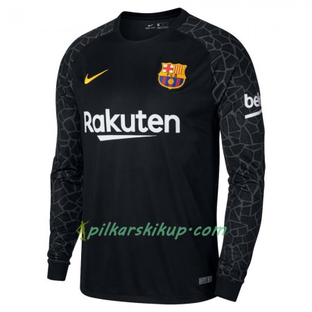 Koszulka FC Barcelona Bramkarska Domowe 2017-18 Koszulki Piłkarskie Długi Rękaw