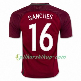 Koszulka Portugalia RENATO SANCHES Domowe Euro 2016 Koszulki Piłkarskie