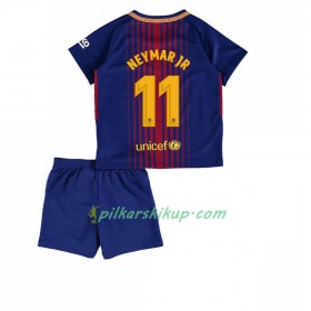 Koszulka FC Barcelona Neymar Jr 11 Dziecięcy Domowe 2017-18 Koszulki Piłkarskie Krótki Rękaw