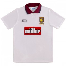 Koszulka Aston Villa 1994-95 Retro Domowe Koszulki Piłkarskie Krótki Rękaw