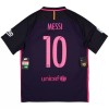 Koszulka Barcelona Messi 10 2016-17 Retro Wyjazdowe Koszulki Piłkarskie Krótki Rękaw