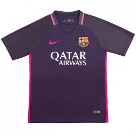 Koszulka Barcelona Messi 10 2016-17 Retro Wyjazdowe Koszulki Piłkarskie Krótki Rękaw
