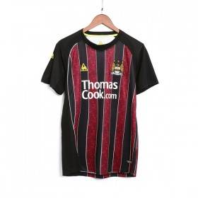 Koszulka Manchester City 2008-09 Retro Wyjazdowe Koszulki Piłkarskie Krótki Rękaw