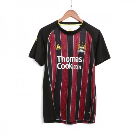 Koszulka Manchester City 2008-09 Retro Wyjazdowe Koszulki Piłkarskie Krótki Rękaw
