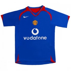 Koszulka Manchester United 2005-06 Retro Wyjazdowe Koszulki Piłkarskie Krótki Rękaw