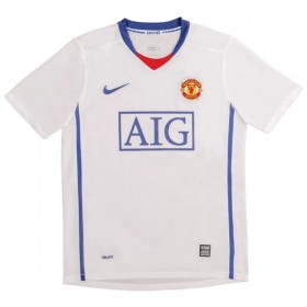 Koszulka Manchester United 2008-09 Retro Wyjazdowe Koszulki Piłkarskie Krótki Rękaw
