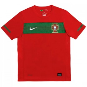 Koszulka Portugalia 2010 Retro Domowe Koszulki Piłkarskie Krótki Rękaw