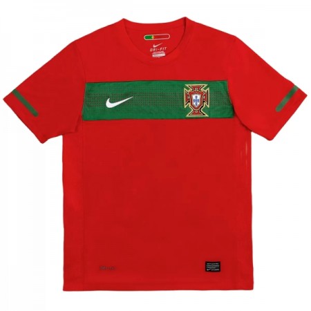 Koszulka Portugalia 2010 Retro Domowe Koszulki Piłkarskie Krótki Rękaw