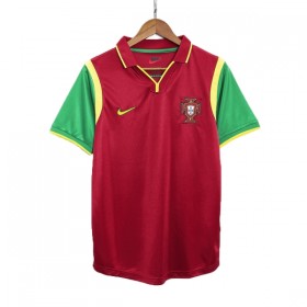 Koszulka Portugalia Retro Domowe 1998 Koszulki Piłkarskie Krótki Rękaw