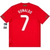 Koszulka Portugalia Ronaldo 7 2010 Retro Domowe Koszulki Piłkarskie Krótki Rękaw