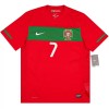 Koszulka Portugalia Ronaldo 7 2010 Retro Domowe Koszulki Piłkarskie Krótki Rękaw