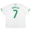 Koszulka Portugalia Ronaldo 7 2010 Retro Wyjazdowe Koszulki Piłkarskie Krótki Rękaw