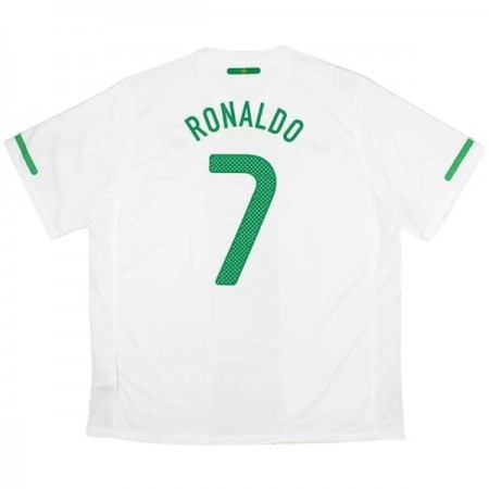 Koszulka Portugalia Ronaldo 7 2010 Retro Wyjazdowe Koszulki Piłkarskie Krótki Rękaw