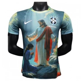 Koszulka Brazylia x Christ 2025 Koszulki Piłkarskie Krótki Rękaw