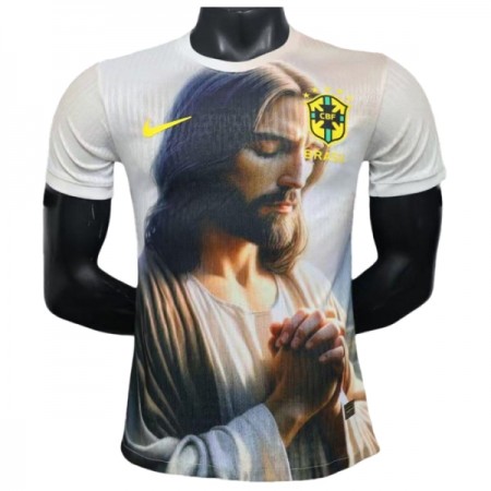Koszulka Brazylia x Praying 2025 Koszulki Piłkarskie Krótki Rękaw