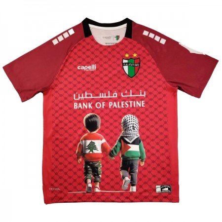 Koszulka Club Deportivo Palestino 2025 Czerwony Koszulki Piłkarskie Krótki Rękaw