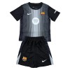 Koszulka FC Barcelona Bramkarska Dziecięcy 2025-26 Czarny Koszulki Piłkarskie Krótki Rękaw