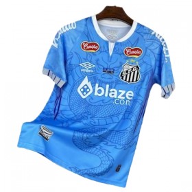 Koszulka Santos FC Dragon 2025-26 Niebieski Koszulki Piłkarskie Krótki Rękaw
