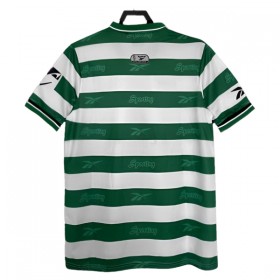 Koszulka Sporting CP 1999-2000 Domowe Koszulki Piłkarskie Krótki Rękaw