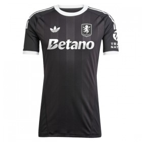 Koszulka Aston Villa Bramkarska 2025-26 Czarny Koszulki Piłkarskie Krótki Rękaw