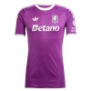 Koszulka Aston Villa Bramkarska 2025-26 Fioletowy Koszulki Piłkarskie Krótki Rękaw