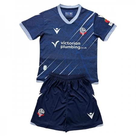 Koszulka Bolton Wanderers Dziecięcy Wyjazdowe 2025-26 Koszulki Piłkarskie Krótki Rękaw