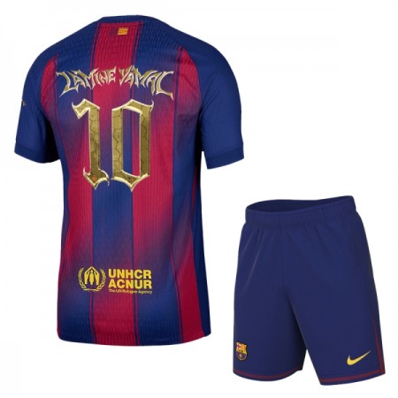 Koszulka FC Barcelona x Kopa Trophy Lamine Yamal 10 Dziecięcy 2025-26 Koszulki Piłkarskie Krótki Rękaw
