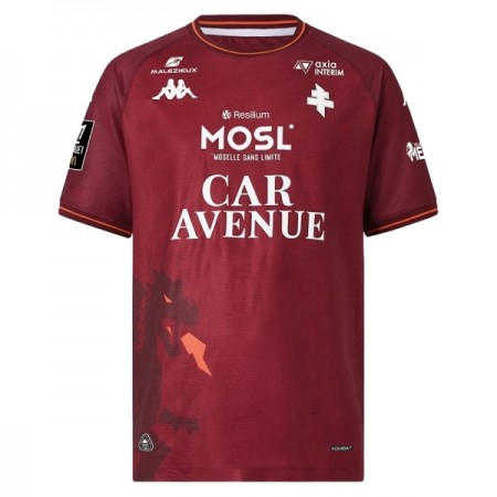 Koszulka FC Metz Domowe 2025-26 Koszulki Piłkarskie Krótki Rękaw