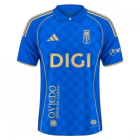 Koszulka Real Oviedo Domowe 2025-26 Koszulki Piłkarskie Krótki Rękaw