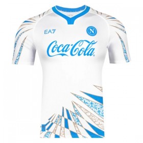Koszulka SSC Napoli Pre-Match 2025-26 Biały Koszulki Piłkarskie Krótki Rękaw