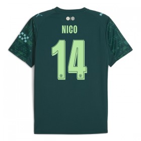 Koszulka Manchester City Nico 14 EA Sport Czwarty 2025-26 Koszulki Piłkarskie Krótki Rękaw