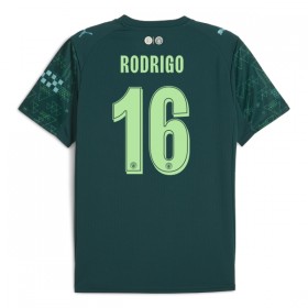 Koszulka Manchester City Rodrigo 16 EA Sport Czwarty 2025-26 Koszulki Piłkarskie Krótki Rękaw