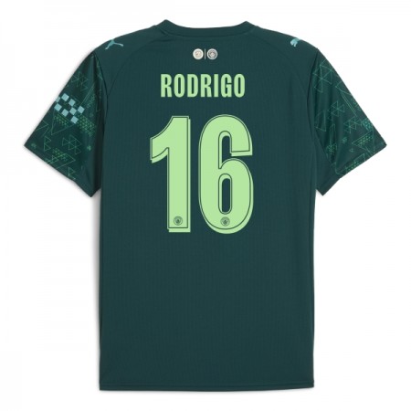 Koszulka Manchester City Rodrigo 16 EA Sport Czwarty 2025-26 Koszulki Piłkarskie Krótki Rękaw