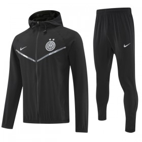 Inter Mediolan Kurtka Treningowa Kapturem 2025-26 Czarny
