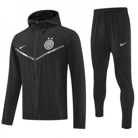Inter Mediolan Kurtka Treningowa Kapturem 2025-26 Czarny