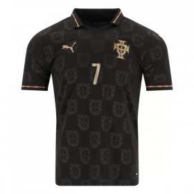Koszulka Portugalia Black Panther Ronaldo 7 2025-26 Koszulki Piłkarskie Krótki Rękaw