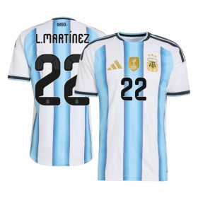 Koszulka Argentyna Lautaro Martinez 22 Domowe MŚ 2026 Koszulki Piłkarskie Krótki Rękaw