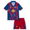 Koszulka FC Barcelona Dziecięcy Czwarty 2025-26 Koszulki Piłkarskie Krótki Rękaw