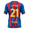 Koszulka FC Barcelona F. De Jong 21 Czwarty 2025-26 Koszulki Piłkarskie Krótki Rękaw