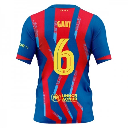 Koszulka FC Barcelona Gavi 6 Czwarty 2025-26 Koszulki Piłkarskie Krótki Rękaw