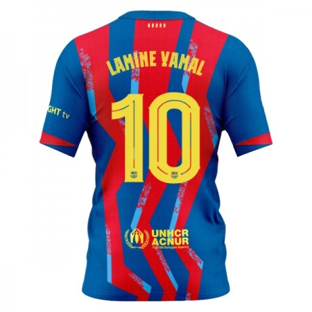 Koszulka FC Barcelona Lamine Yamal 10 Czwarty 2025-26 Koszulki Piłkarskie Krótki Rękaw