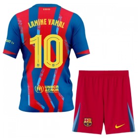 Koszulka FC Barcelona Lamine Yamal 10 Dziecięcy Czwarty 2025-26 Koszulki Piłkarskie Krótki Rękaw