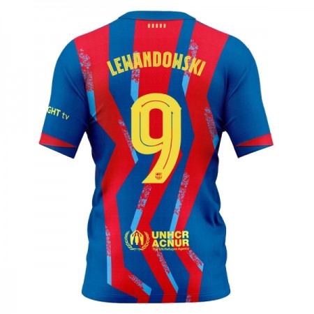 Koszulka FC Barcelona Lewandowski 9 Czwarty 2025-26 Koszulki Piłkarskie Krótki Rękaw