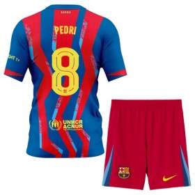 Koszulka FC Barcelona Pedri 8 Dziecięcy Czwarty 2025-26 Koszulki Piłkarskie Krótki Rękaw