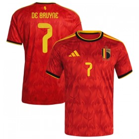 Koszulka Belgia De Bruyne 7 Domowe MŚ 2026 Koszulki Piłkarskie Krótki Rękaw