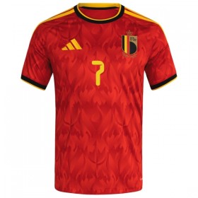 Koszulka Belgia De Bruyne 7 Domowe MŚ 2026 Koszulki Piłkarskie Krótki Rękaw