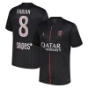 Koszulka Paris Saint-Germain Fabian 8 Jordan Czwarty 2025-26 Koszulki Piłkarskie Krótki Rękaw