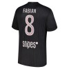 Koszulka Paris Saint-Germain Fabian 8 Jordan Czwarty 2025-26 Koszulki Piłkarskie Krótki Rękaw