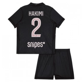 Koszulka Paris Saint-Germain Hakimi 2 Jordan Dziecięcy Czwarty 2025-26 Koszulki Piłkarskie Krótki Rękaw
