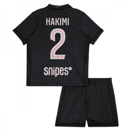 Koszulka Paris Saint-Germain Hakimi 2 Jordan Dziecięcy Czwarty 2025-26 Koszulki Piłkarskie Krótki Rękaw